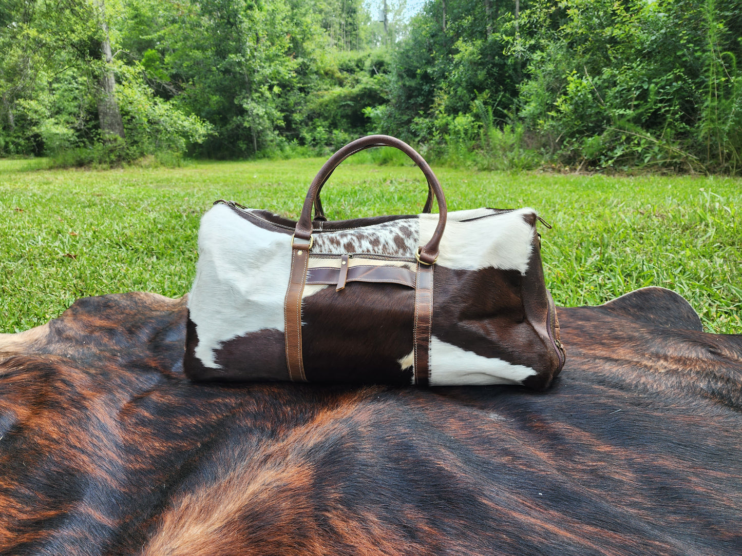 Cowhide Duffle Bag